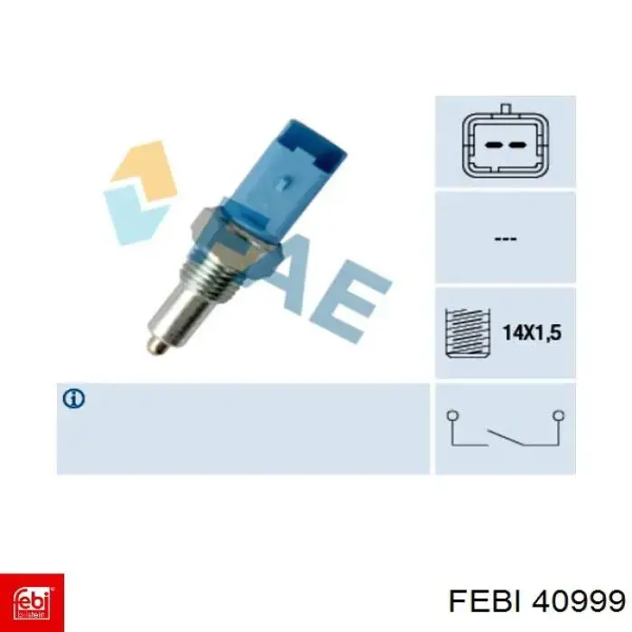 Гальмівні диски передні 40999 Febi