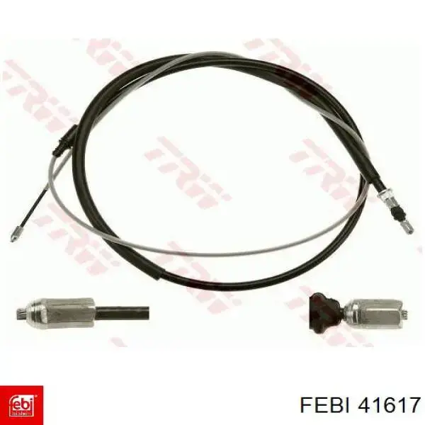 Стійка стабілізатора, переднього, права Febi 41617 ціна, від 8.94 USD