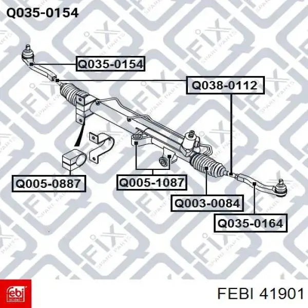 Рульовий наконечник 41901 Febi