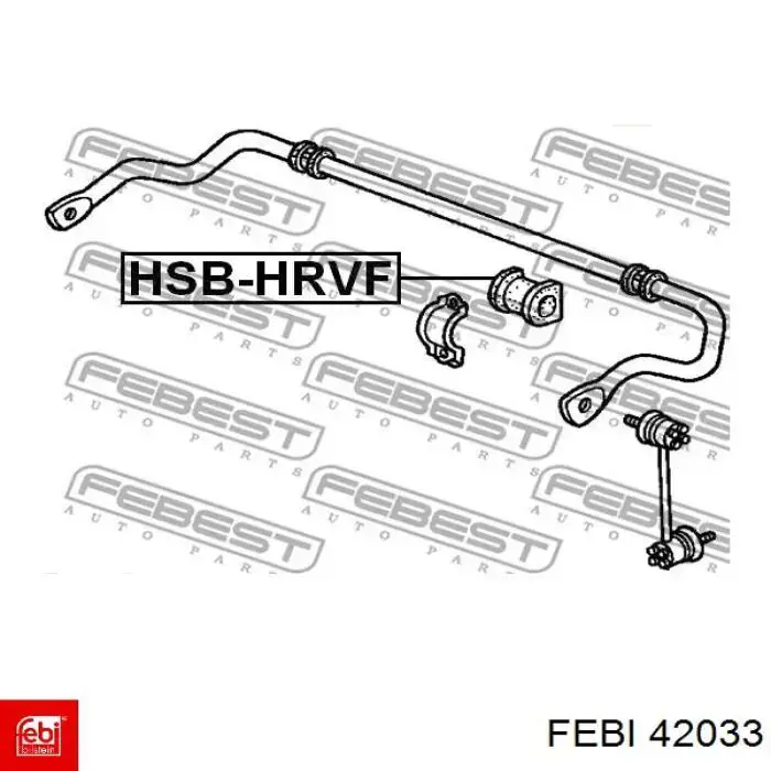 Подушка стабілізатора Febi 42033 ціна, від 1.33 USD
