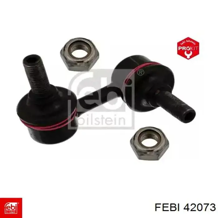 Стійка стабілізатора, переднього, права Febi 42073 ціна, від 6.76 USD