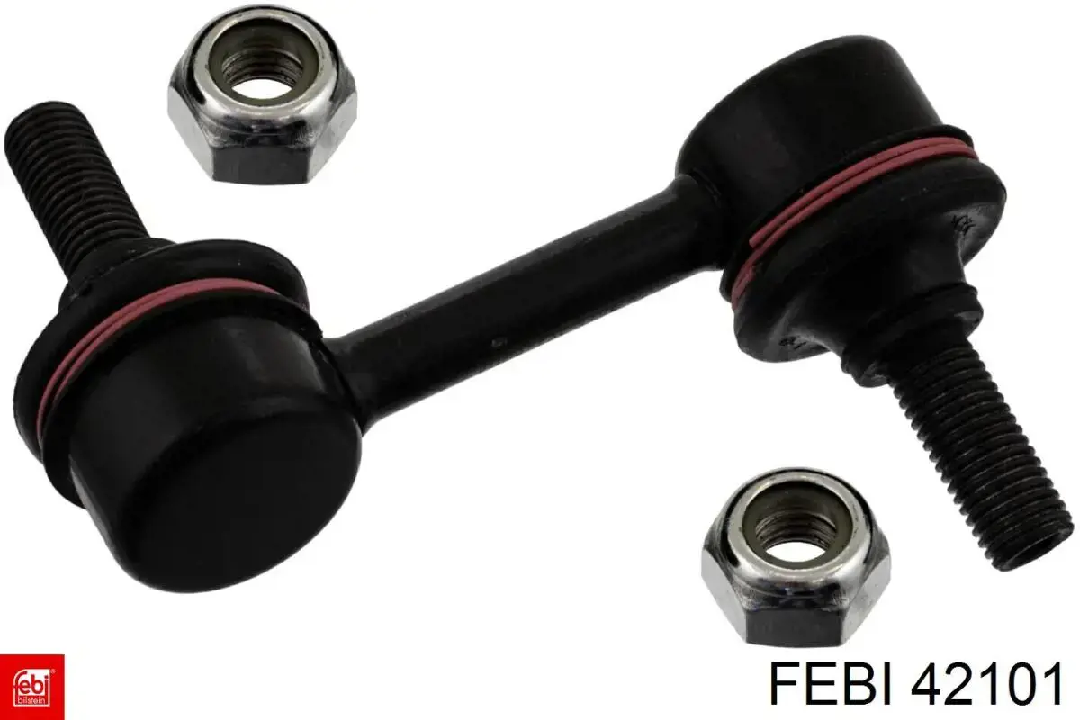 Стійка стабілізатора, переднього, права Febi 42101 ціна, від 12.80 USD