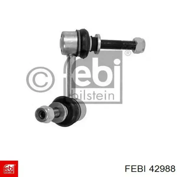 Стійка стабілізатора, переднього, права Febi 42988 ціна, від 12.40 USD