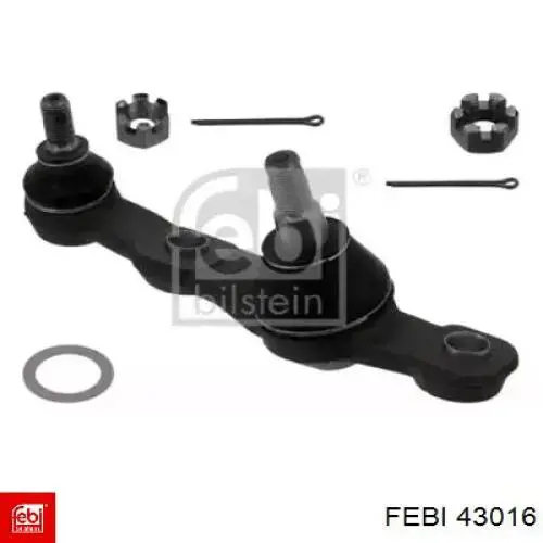Кульова опора, нижня, права Febi 43016 ціна, від 37.80 USD