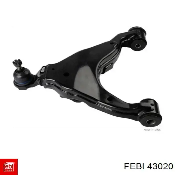 Важіль передній лівий Febi 43020 ціна, від 92.33 USD