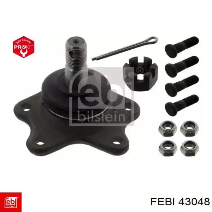 Кульова опора, верхня Febi 43048 ціна, від 19.09 USD