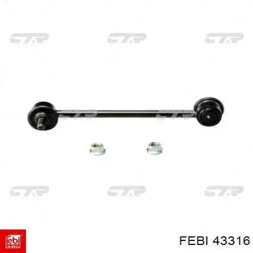 Лінк стабілізатора, заднього Febi 43316 ціна, від 14.33 USD