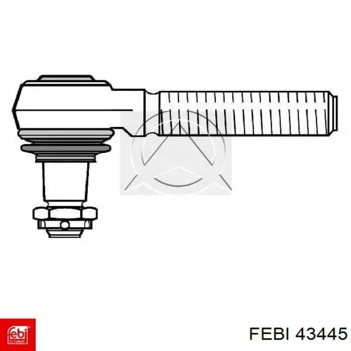 Накінечник поперечної рульової тяги Febi 43445 ціна, від 25.00 USD
