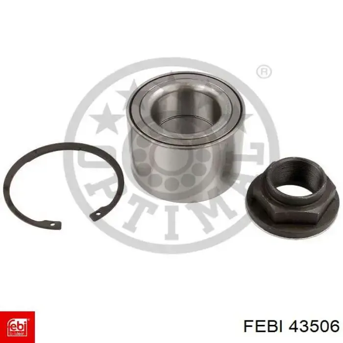 Підшипник маточини задньої Febi 43506 ціна, від 27.17 USD