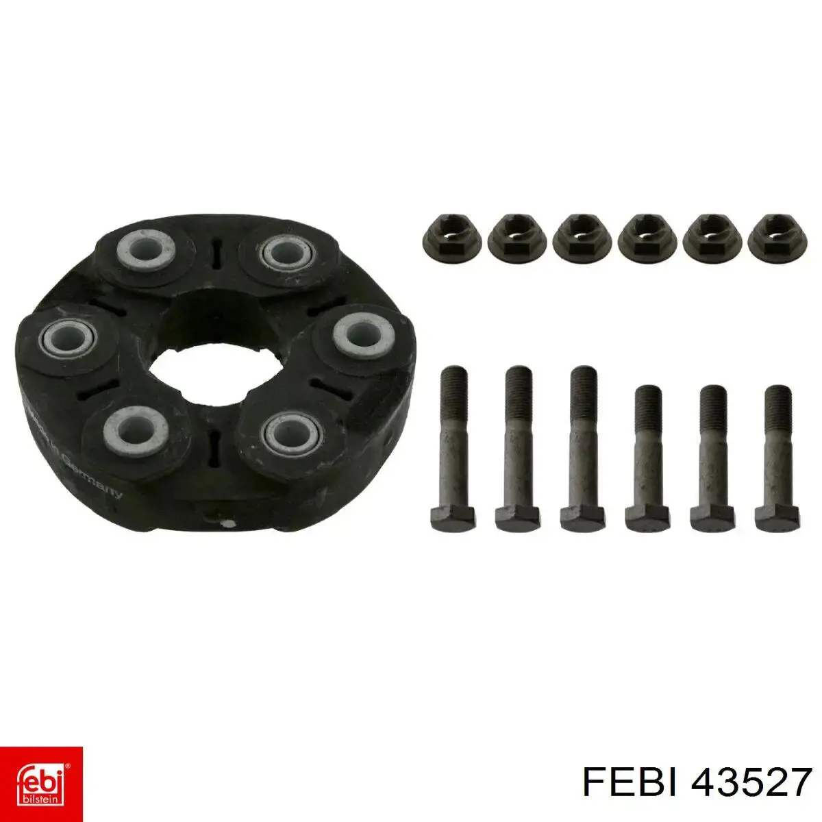 Муфта кардана еластична, перед./зад. Febi 43527 ціна, від 93.22 USD