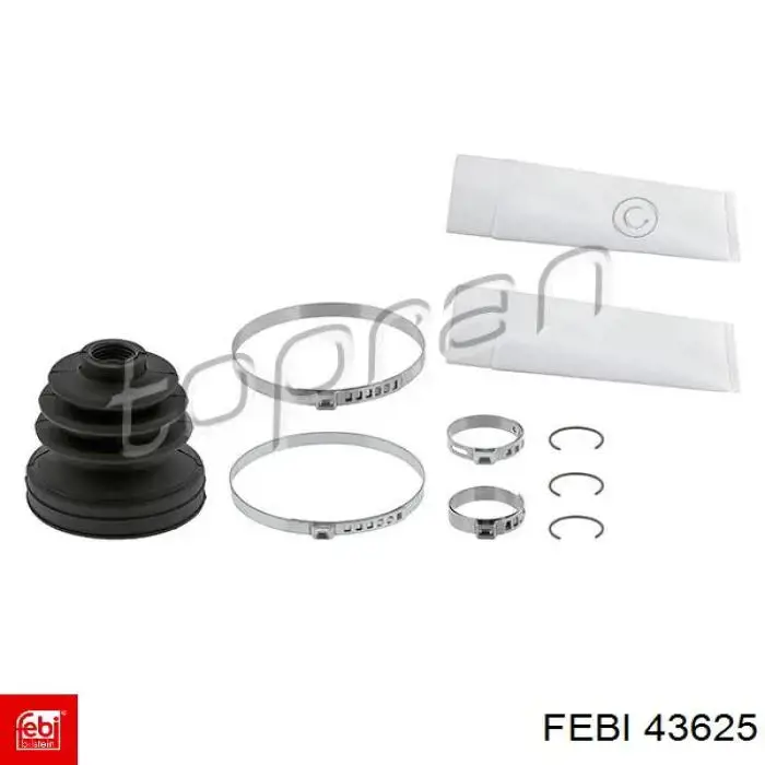 Пильник гранати внутрішній, передній півосі Febi 43625 ціна, від 8.96 USD