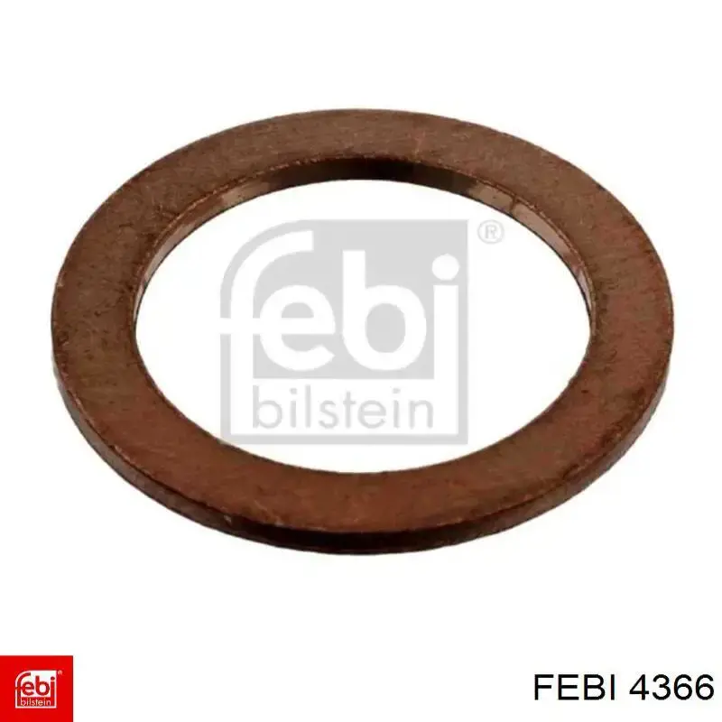 4366 Febi Кільце ущільнювача штуцера зворотного шланга форсунки