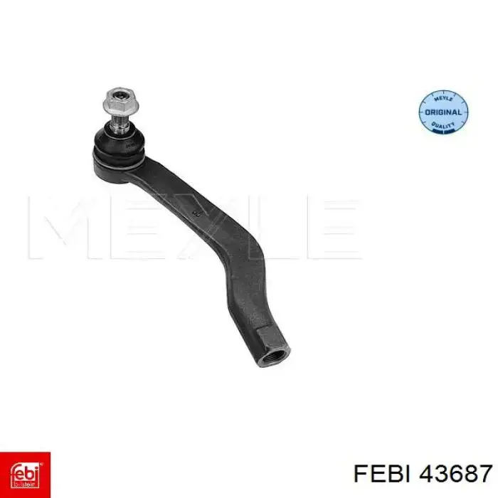 Тяга рульова в зборі, ліва Febi 43687 ціна, від 52.63 USD