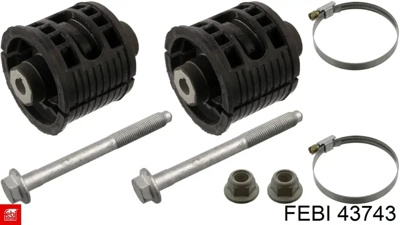 Сайлентблок задньої балки/підрамника Febi 43743 ціна, від 28.48 USD