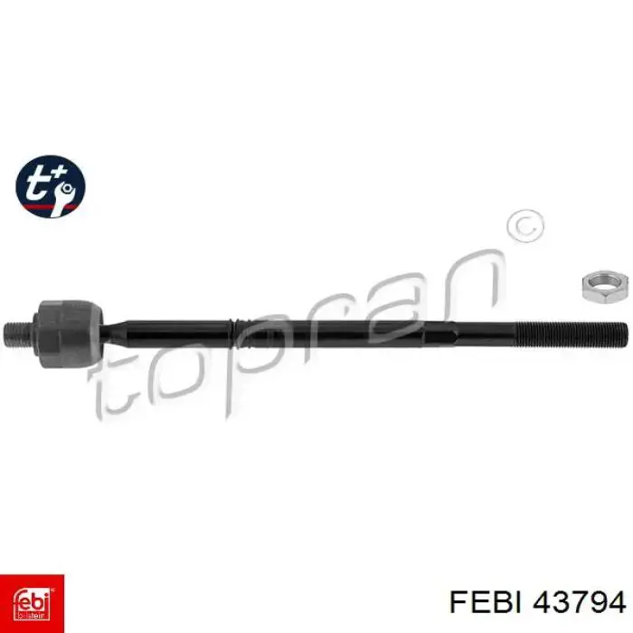 Тяга рульова поперечна Febi 43794 ціна, від 23.38 USD