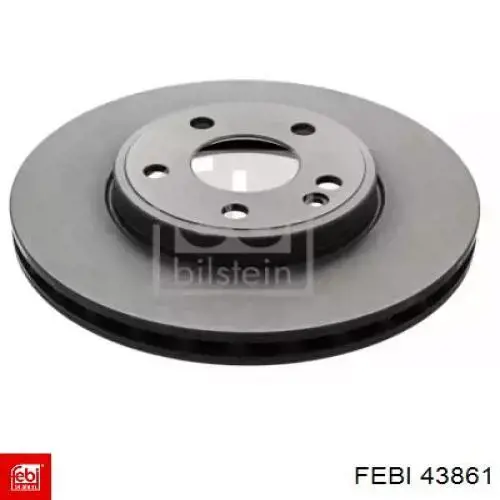 Диск переднього гальма Febi 43861 ціна, від 51.84 USD
