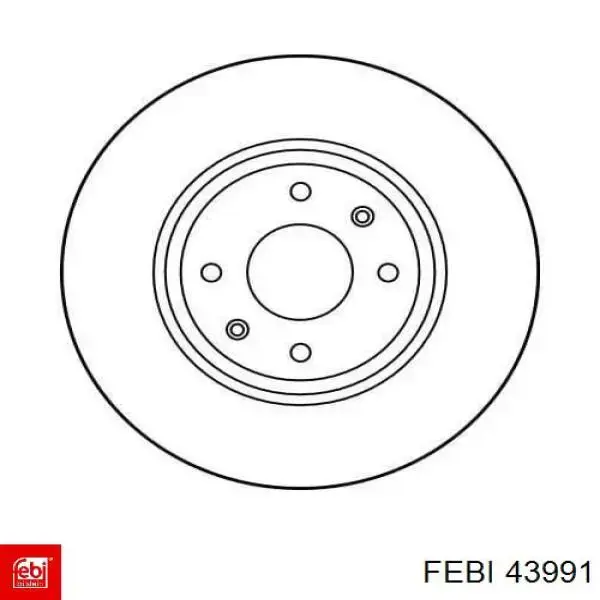 Купити 43991 Febi Ротор гальмівний