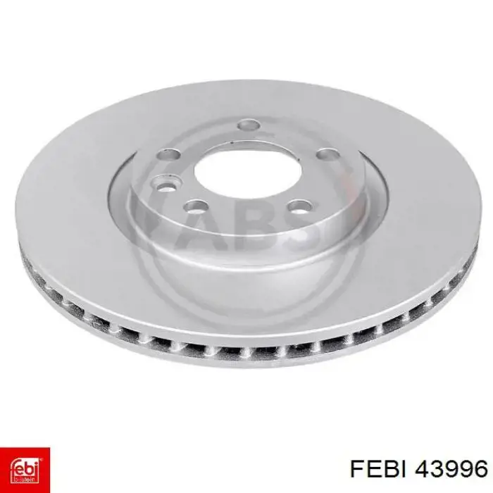 Диск переднього гальма Febi 43996 ціна, від 63.47 USD