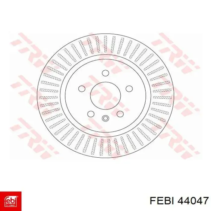 Задні дискові гальма Febi 44047 ціна, від 44.15 USD