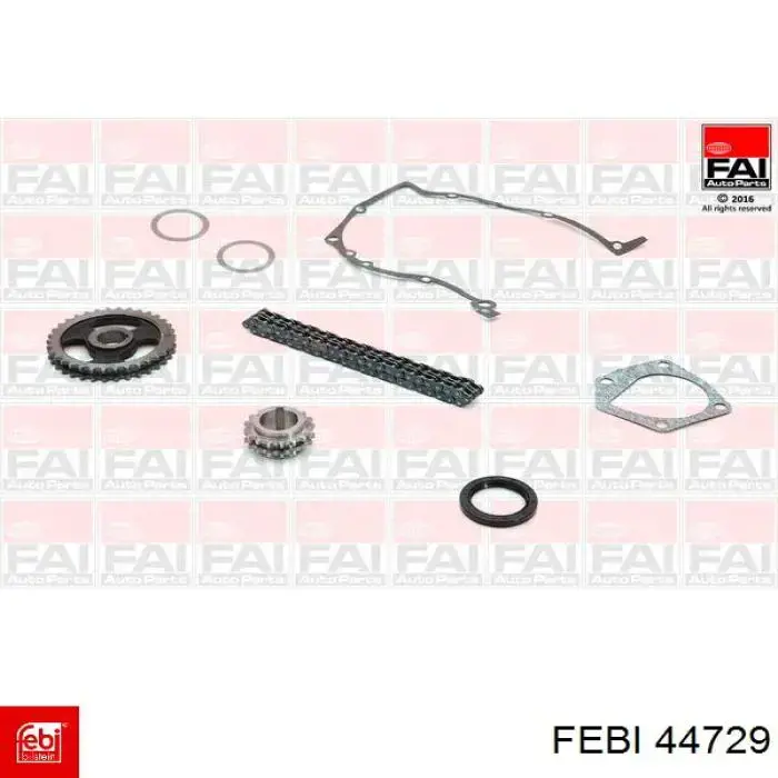 Ланцюг ГРМ, комплект Febi 44729 ціна, від 41.18 USD