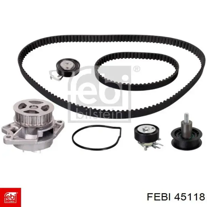 Комплект ГРМ Febi 45118 ціна, від 102.35 USD
