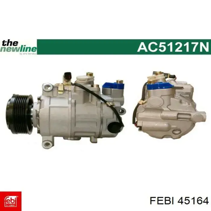 45164 Febi Компресор холодоагенту
