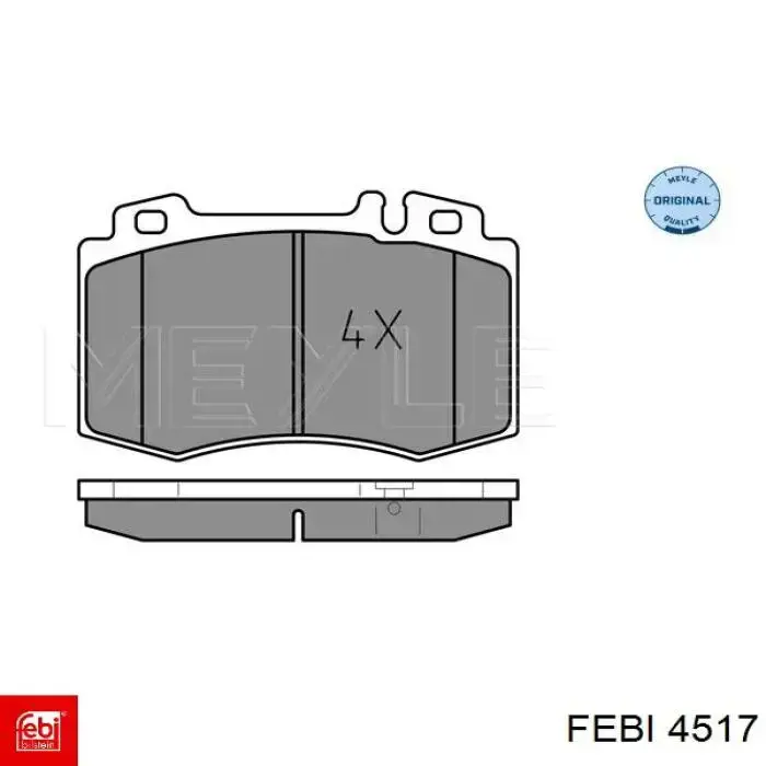 4517 Febi Опора кпп