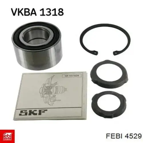 Купити 4529 Febi Підшипник задньої ступиці