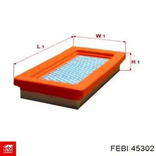 Гнучка гальмівна трубка задня Febi 45302