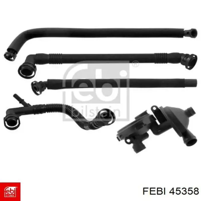 Трубка картера повітряна Febi 45358 ціна, від 12.39 USD