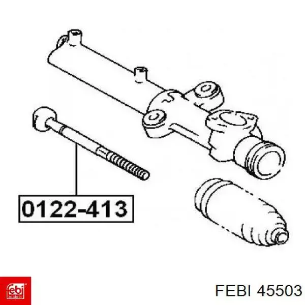 Механізм блокування керма 45503 Febi