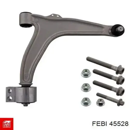 Важіль передньої підвіски нижній, правий Febi 45528 ціна, від 220.89 USD