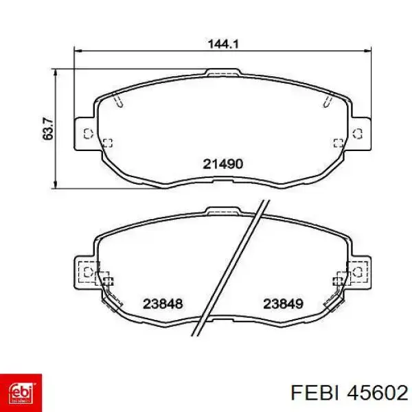 Скоба патрубка интеркуллера Febi 45602
