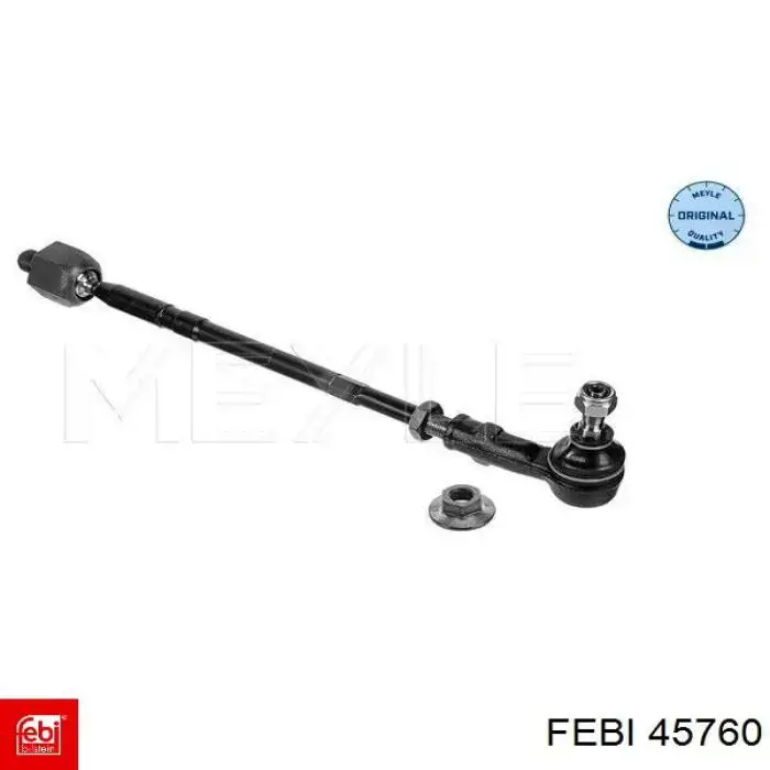 Тяга рульова в зборі, права Febi 45760 ціна, від 27.89 USD