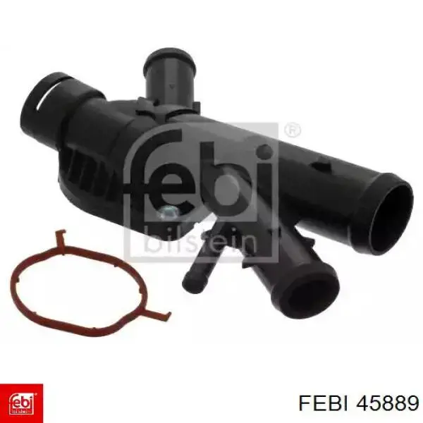 Купити 45889 Febi Фланець системи охолодження (трійник)