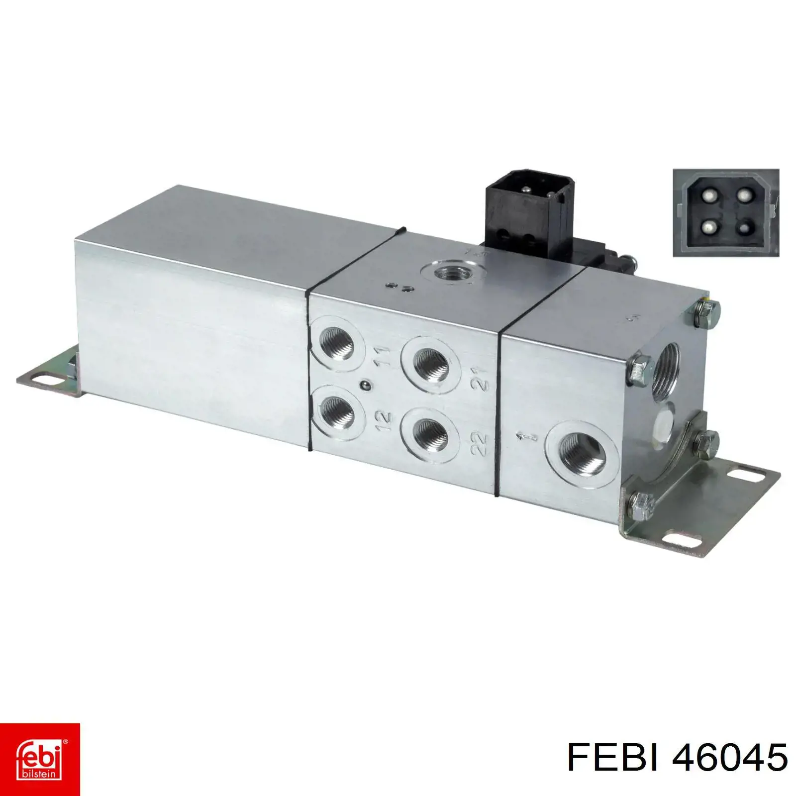 Клапан електромагнітний моторного гальма Febi 46045