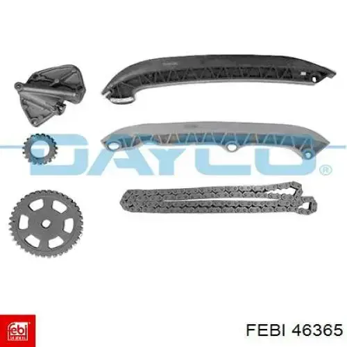 Ланцюг ГРМ, комплект Febi 46365 ціна, від 109.41 USD
