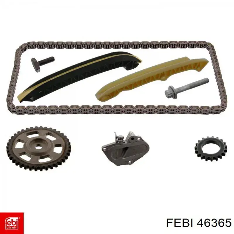Купити 46365 Febi Комплект ланцюга ГРМ