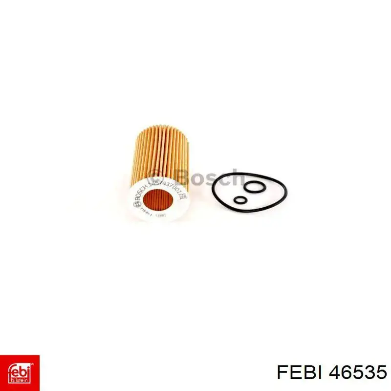 Купити 46535 Febi Втулка стабілізатора переднього, комплект