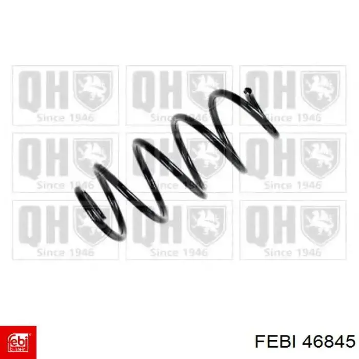 Купити 46845 Febi Гвинтова пружина підвіска