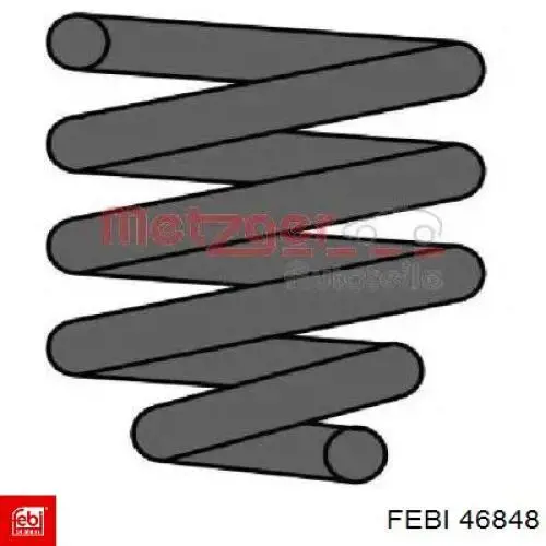 Пружина задня Febi 46848 ціна, від 19.54 USD