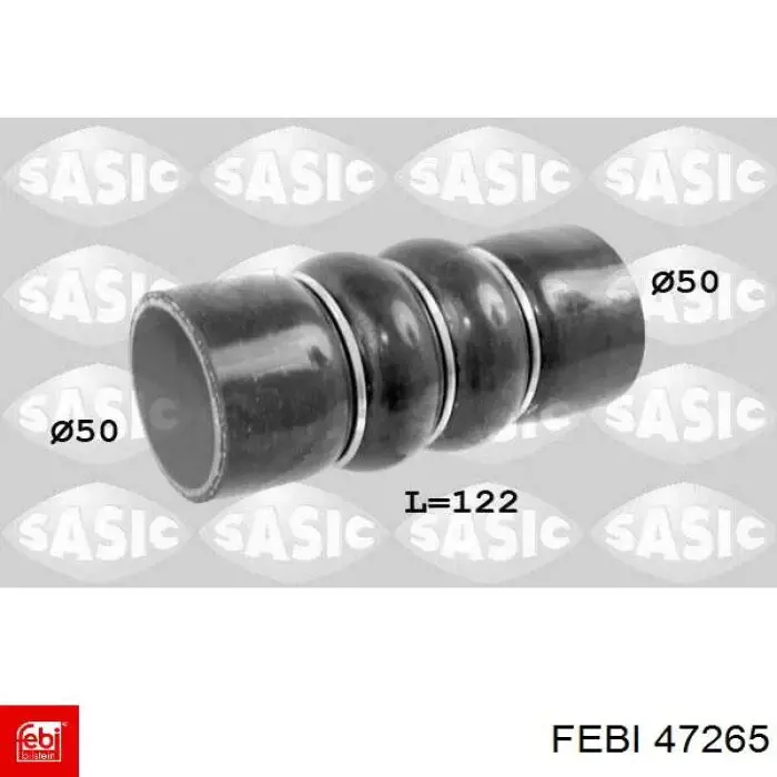 Шланг/патрубок интеркуллера Febi 47265 ціна, від 10.58 USD