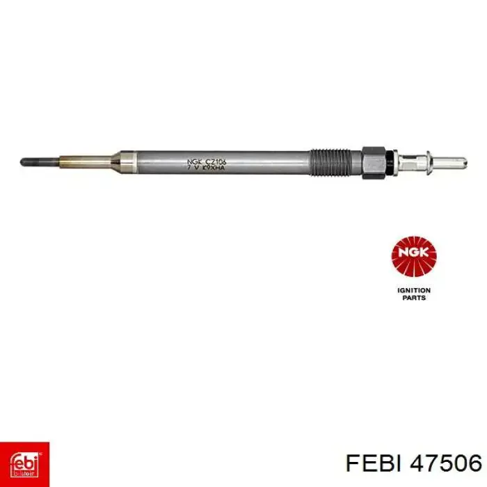 Свіча накалу Febi 47506 ціна, від 15.76 USD