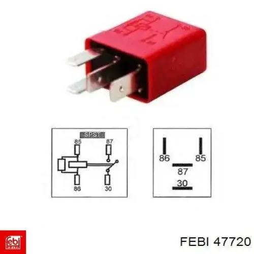 Реле вентилятора Febi 47720 ціна, від 4.43 USD