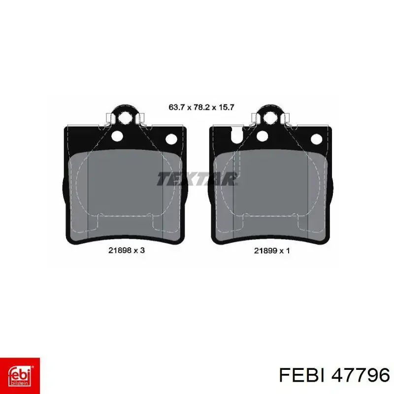 Насос передпусковий прокачування палива Febi 47796 ціна, від 29.38 USD