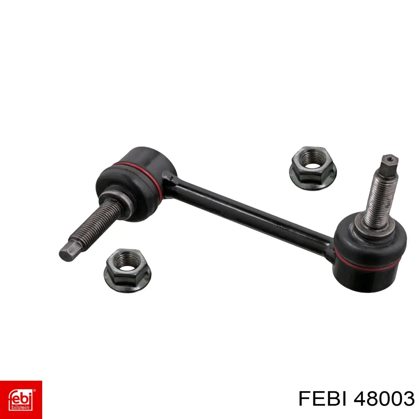 Стійка стабілізатора, переднього, права Febi 48003 ціна, від 22.87 USD
