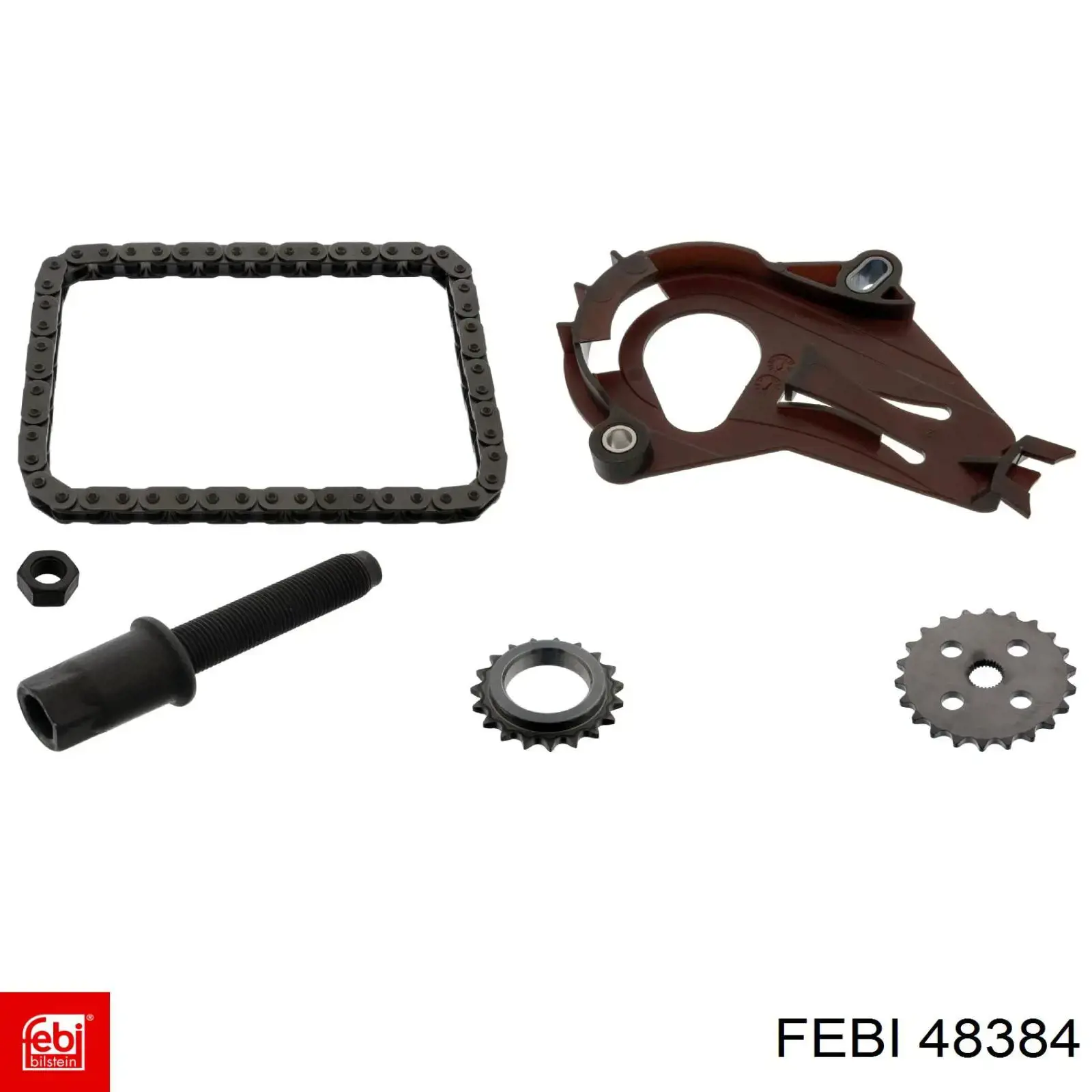 Ланцюг масляного насоса, комплект Febi 48384 ціна, від 60.86 USD