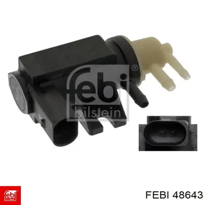 Клапан перетворювач тиску наддуву (соленоїд) Febi 48643 ціна, від 42.73 USD