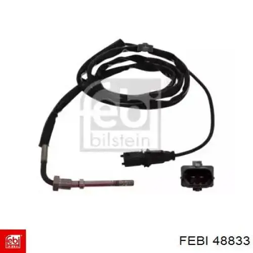 48833 Febi Датчик температури відпрацьованих газів (ВГ), після фільтр сажі
