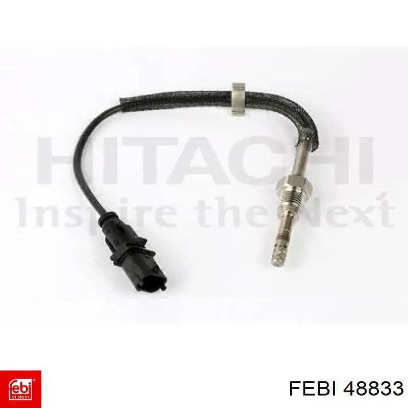 Купити 48833 Febi Датчик температури відпрацьованих газів (ВГ), після фільтра сажі